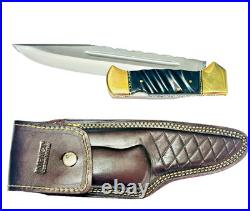 Impact Custom Made Knives 14 Folding Blade Bowie Pocket Knife RARE Pocketknife