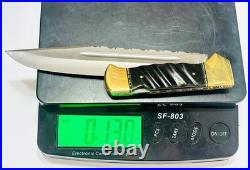 Impact Custom Made Knives 14 Folding Blade Bowie Pocket Knife RARE Pocketknife