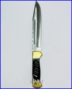 Impact Custom Made Knives 14 Folding Blade Bowie Pocket Knife RARE Pocketknife