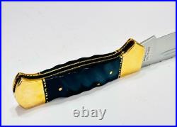 Impact Custom Made Knives 14 Folding Blade Bowie Pocket Knife RARE Pocketknife