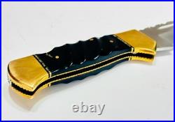 Impact Custom Made Knives 14 Folding Blade Bowie Pocket Knife RARE Pocketknife