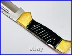 Impact Custom Made Knives 14 Folding Blade Bowie Pocket Knife RARE Pocketknife Impact Custom Made Knives 14 Folding Blade Bowie Pocket Knife RARE Pocketknife