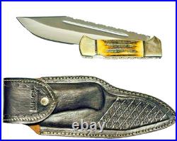 Impact Cutlery Custom Made Folding Single Bladed Knife 9 Long Blade Rare Knives