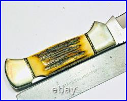 Impact Cutlery Custom Made Folding Single Bladed Knife 9 Long Blade Rare Knives