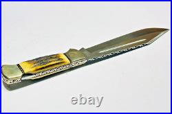 Impact Cutlery Custom Made Folding Single Bladed Knife 9 Long Blade Rare Knives Impact Cutlery Custom Made Folding Single Bladed Knife 9 Long Blade Rare Knives