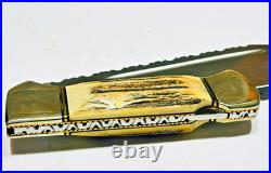 Impact Cutlery Custom Made Folding Single Bladed Knife 9 Long Blade Rare Knives