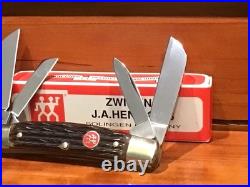J. A. Henckels HK 1-HBN 4 Blade Congress Bone Knife Made In Germany/Box
