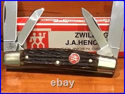 J. A. Henckels HK 1-HBN 4 Blade Congress Bone Knife Made In Germany/Box