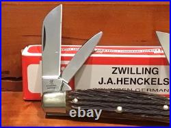 J. A. Henckels HK 1-HBN 4 Blade Congress Bone Knife Made In Germany/Box