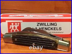 J. A. Henckels HK 1-HBN 4 Blade Congress Bone Knife Made In Germany/Box