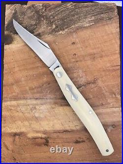 J. H. Lloyd Custom Single Blade Texas Jack Slipjoint Knife Westinghouse Micarta