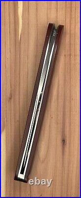 J. H. Lloyd Custom Toothpick Slipjoint Knife Vintage Maroon Micarta