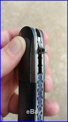 JD van Deventer Cruz Flipper Custom Knife