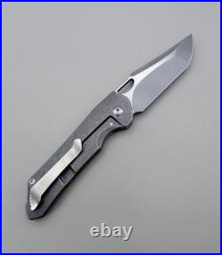 JK Design Julian Klein Custom Outpost Knife USA Custom Magnacut Titanium