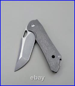 JK Design Julian Klein Custom Outpost Knife USA Custom Magnacut Titanium