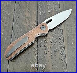 JRP Jared Price Custom Knife Shrike Titanium/micarta USA Made