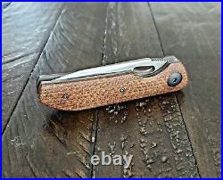 JRP Jared Price Custom Knife Shrike Titanium/micarta USA Made