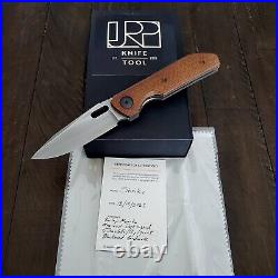 JRP Jared Price Custom Knife Shrike Titanium/micarta USA Made