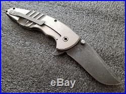 Jake Hoback Custom Early A10, Handmade Flipper Knife, Extremely Rare, No Reserve