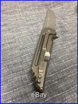Jake Hoback Knives Kwaiback S35 VN Flipper Knife Withbox Used But Solid 2011