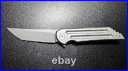 Jake Hoback Kwaiback MK6, M390 Blade Steel, Full Titanium Handles