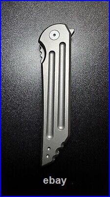 Jake Hoback Kwaiback MK6, M390 Blade Steel, Full Titanium Handles