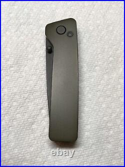 James Brand Clovis Custom Button Lock #049 DLC Blade, Ti Handle. Discontinued