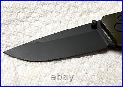 James Brand Clovis Custom Button Lock #049 DLC Blade, Ti Handle. Discontinued