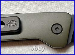 James Brand Clovis Custom Button Lock #049 DLC Blade, Ti Handle. Discontinued