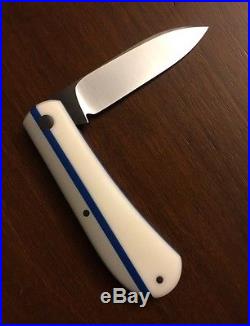 Jared Oeser Custom High End Zulu Pattern Slip Joint Knife Ultra Rare