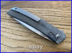 Jared Oeser F22 Kickstop Knife M390 Lee Williams Reate OD Green Micarta