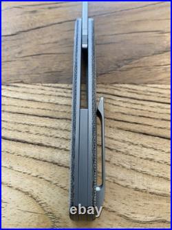 Jared Oeser F22 Kickstop Knife M390 Lee Williams Reate OD Green Micarta