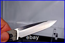 Jared Oeser F22 Kickstop Knife M390 PVD Blade Lee Williams Reate Black Micarta