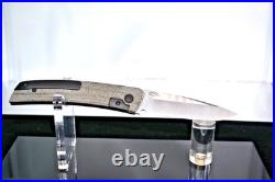Jared Oeser F22 Kickstop Knife M390 PVD Blade Lee Williams Reate Black Micarta