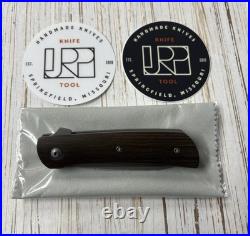 Jared Price Custom Knives Swift V2 Sheepsfoot Magnacut Vintage Canvas Micarta