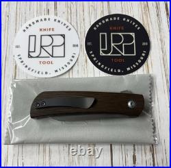 Jared Price Custom Knives Swift V2 Sheepsfoot Magnacut Vintage Canvas Micarta