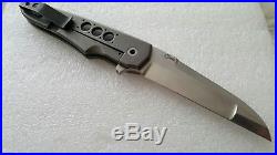 Jason Clark Custom Hybrid Wharncliffe Flipper Knife, No Reserve