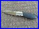 Jeff CHAFFEE Custom Handmade Pocket Knife Carbon Fiber Blue Lock