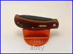 Jeff Pearce Butterscotch Micarta Vegas Forge Stainless Damascus Sod Buster