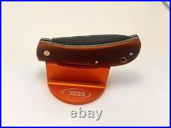 Jeff Pearce Butterscotch Micarta Vegas Forge Stainless Damascus Sod Buster