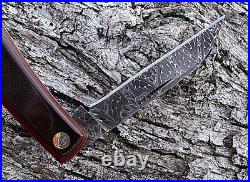 Jeff Pearce Custom Chad Nichols Damascus Talon Westinghouse Red Linen Micarta