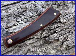 Jeff Pearce Custom Chad Nichols Damascus Talon Westinghouse Red Linen Micarta