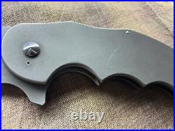 Jeff Vandermeulen Knives Homicide Full Titanium S35VN Stonewashed USA Made
