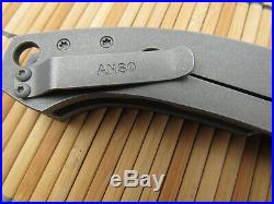 Jens Anso Custom Funk Frame Lock Folder Knife