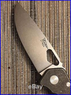 Jeremy Robertson Calavera Cutlery Custom El Patron Titanium Frame lock folder