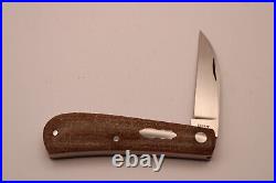 Jim Dunlap Custom Swayback Shadow Pattern Traditional Slipjoint Knife