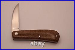 Jim Dunlap Custom Swayback Shadow Pattern Traditional Slipjoint Knife