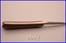 Jim Dunlap Custom Swayback Shadow Pattern Traditional Slipjoint Knife