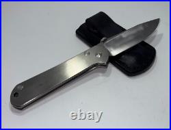 Jim Matthes Titanium Custom Linerlock Folder Collectible Vintage