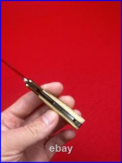 Jimmy Lile No Dot Small Lockback Knife with Staghorn Grips